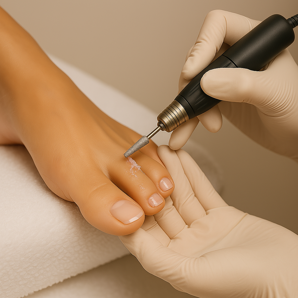 Dépose gel + beauté des pieds